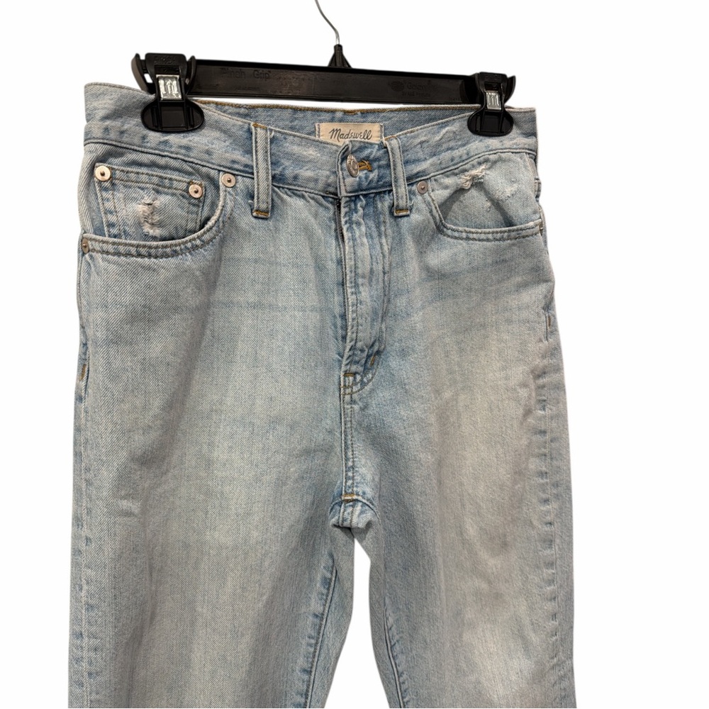 Madewell The Perfect Summer Jean High Rise Straight Leg Light Wash Denim Size 27 - Picture 3 of 10